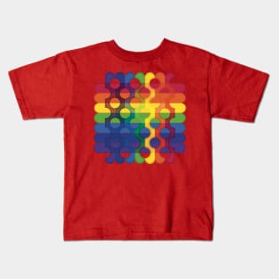 Fun Rainbow Pattern Kids T-Shirt